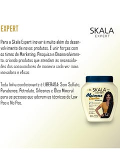 SKALA 2-in-1 Brazilian Cream and Mask With Nourishing Maionese Extract For Moisturize, Soften and Repair Damaged Hair, Suitable for all Hair Types, 100% Vegan Skala Expert 1000g  - Image 5