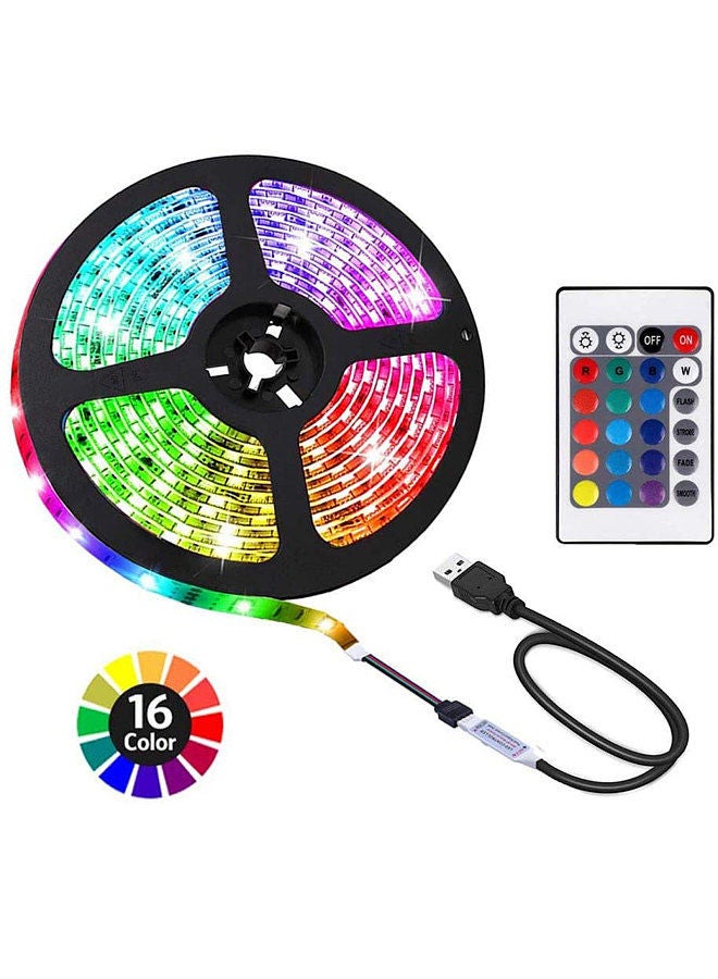 LED Lights for TV PC Gaming Monitor TV LED Backlight Remote Control Colors Changing LED Light Strip USB Powered TV Lights RGB Multicolor Light Strips for Rooms Party Bar Decoration Waterproof  - Image 4