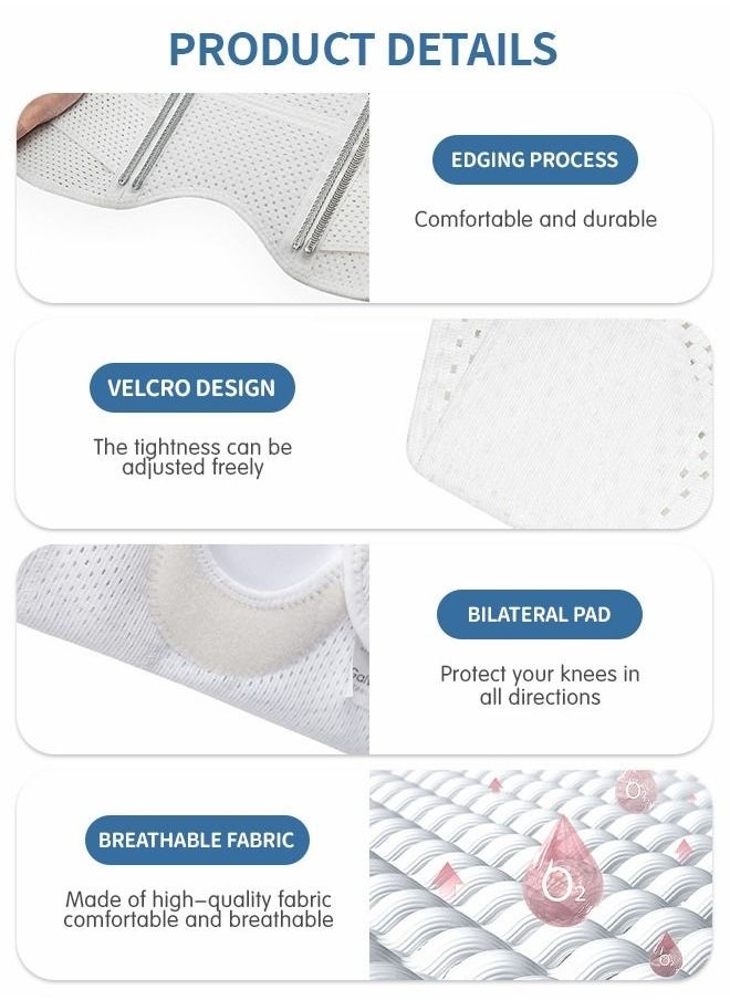 Generic Knee Brace with Side Stabilizer, Knee Protector for Meniscus Torn Knee Pain ACL MCL Arthritis Injury Recovery, Sports Protective Equipment  - Image 5