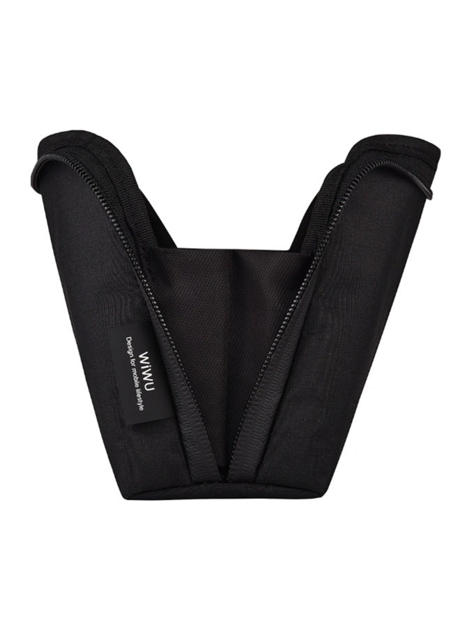 دبليو اي دبليو يو حقيبة WiWU Urban Pouch لون أسود لتنظيم الإكسسوارات والكابلات للسفر - Image 4
