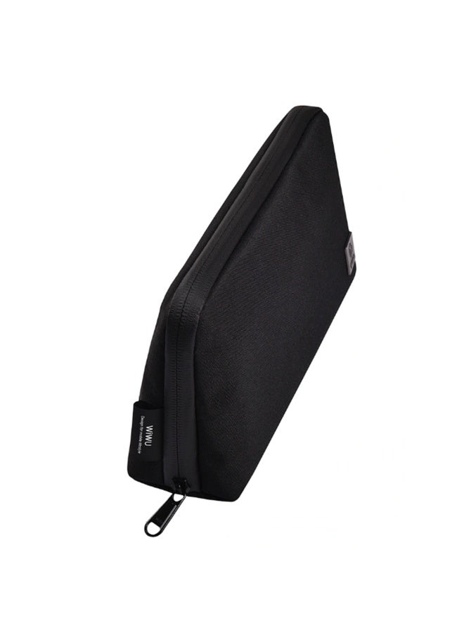 دبليو اي دبليو يو حقيبة WiWU Urban Pouch لون أسود لتنظيم الإكسسوارات والكابلات للسفر - Image 2