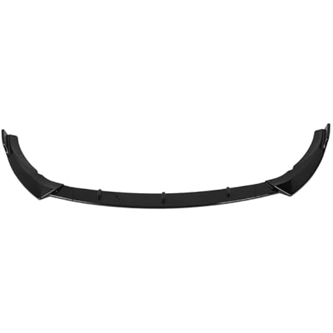 Leftwei ABS Front Bumper Lip Spoiler Guard for CClass W205 C205 AMGLine 20192021, Enhances Aerodynamics, Protects Against Scratches and Bumps, Includes 3 X Front Lip, 16 X Screw, 12 Washer, 1 - Image 1