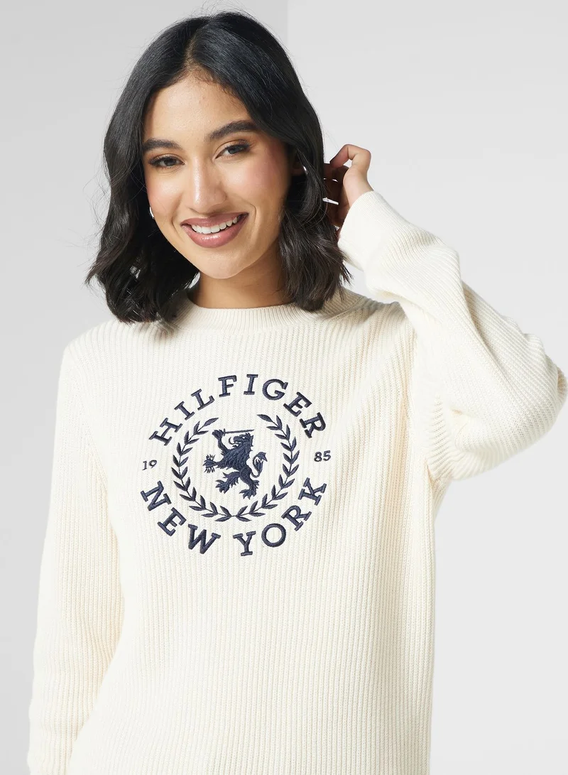 TOMMY HILFIGER Crew Neck Logo Sweatshirt