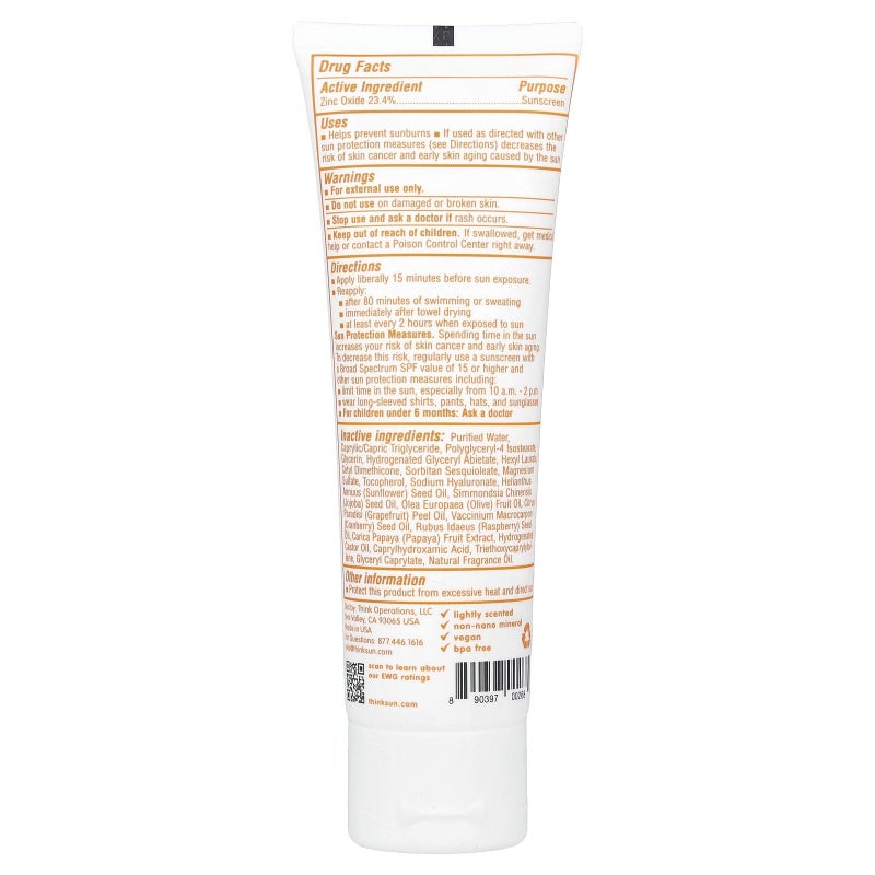 Thinkbaby Safe Sunscreen SPF 50+ 3OZ - Image 2