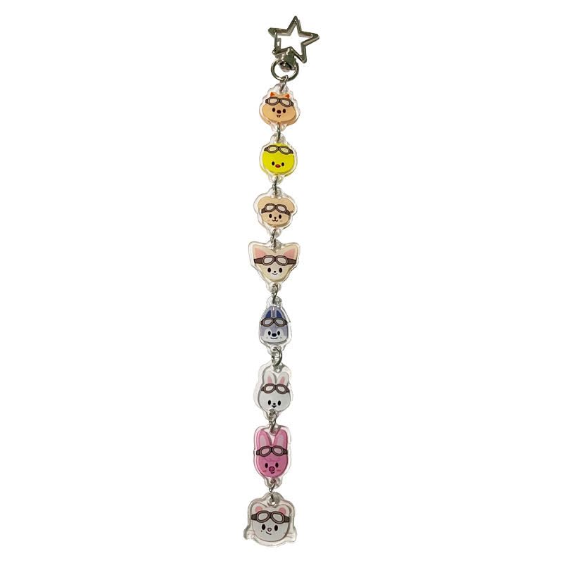 WELLRI Cute Kpop Keychain Cartoon Keyring Pendant Stay Fans Gifts Bag Charm Backpack Accessory - Image 5
