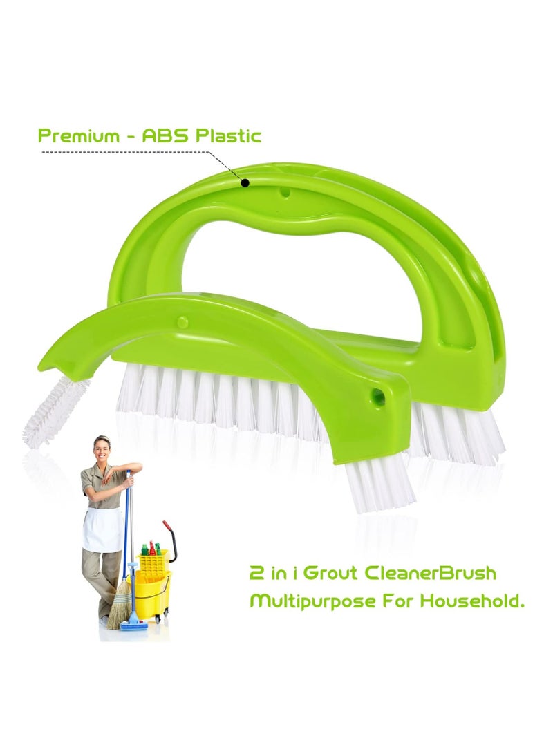 Loquat 4 in 1 Grout Cleaner Brush Tile Joint Cleaning Scrubber Brush for Floors,Window,Bathroom,Kitchen - Image 2