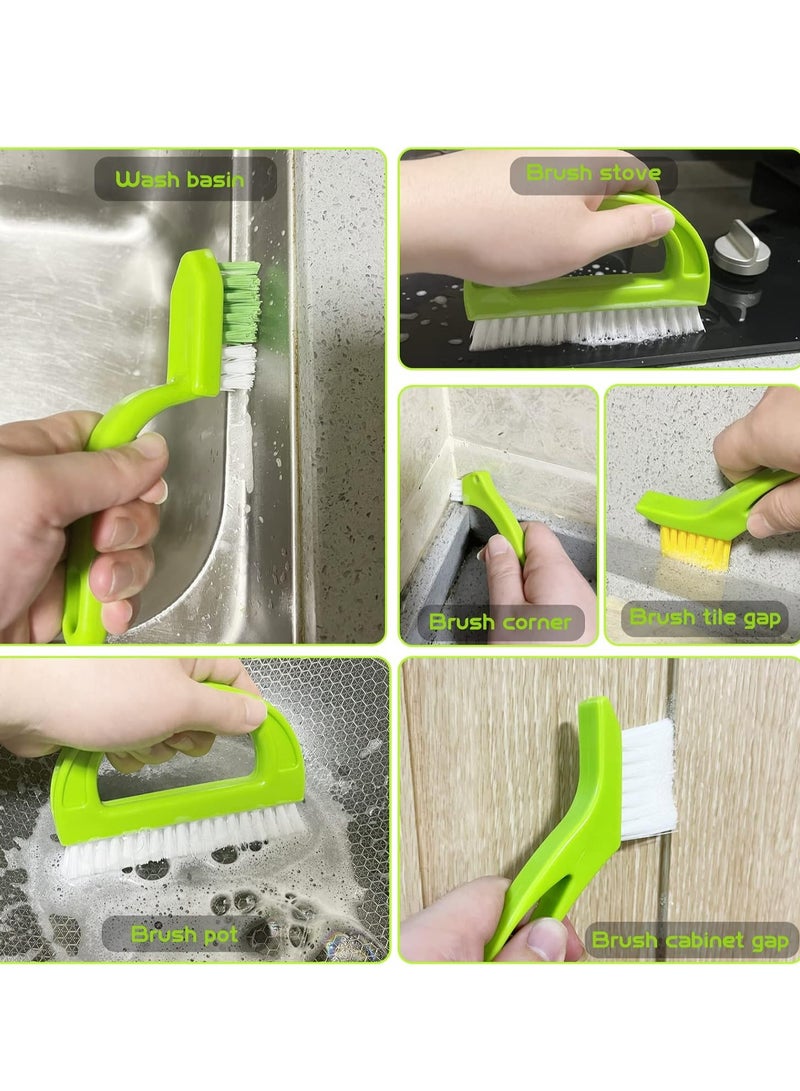 Loquat 4 in 1 Grout Cleaner Brush Tile Joint Cleaning Scrubber Brush for Floors,Window,Bathroom,Kitchen - Image 4