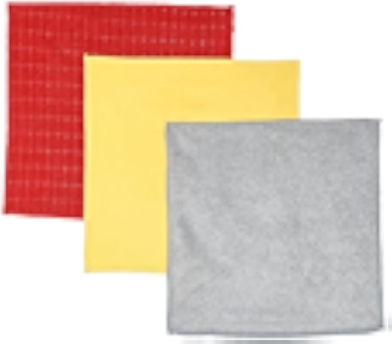 LiAo G130019 Microfiber Cloths 3 PCs 30x30cm