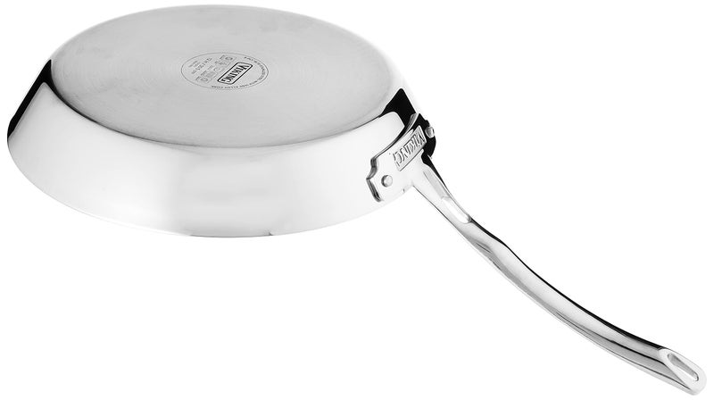 Viking 3-Ply Non Stick Frying Pan, 12 Inch Stainless Steel Kitchen Cookware, Silver - Image 4