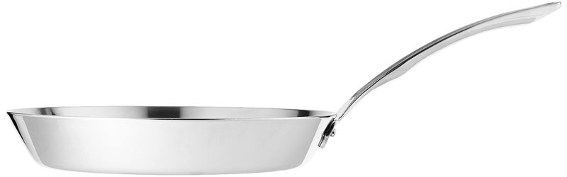 Viking 3-Ply Non Stick Frying Pan, 12 Inch Stainless Steel Kitchen Cookware, Silver - Image 2