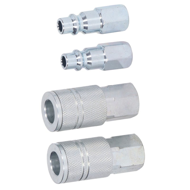 Air Coupler Plug Kit Hose Quick Connect Fittings 3/8in NPT Air Compressor Accessories Connectors - Image 5