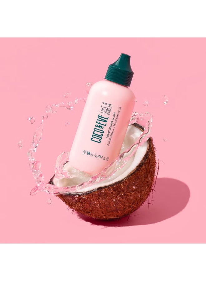 Coco & Eve Like A Virgin Miracle Hair Elixir Travel Size 50ml - Image 3