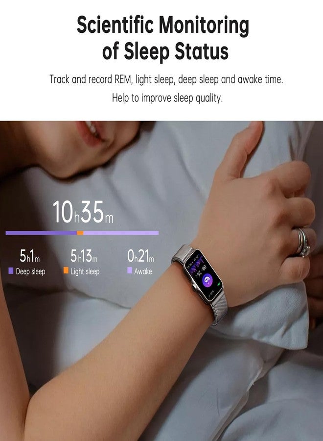 Sunorshop Health Fitness Tracker, Smart Watch with 24/7 Heart Rate and Blood Oxy-gen Monitor, Sleep Tracker with IP68 Waterproof, Activity Tracker Pedometer Step Counter for Women Men - Image 4