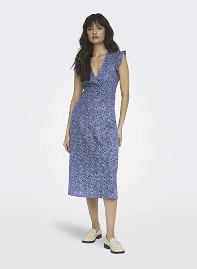 ONLY Onlmay Life S/L Wrap Midi Dress Jrs  - Image 1
