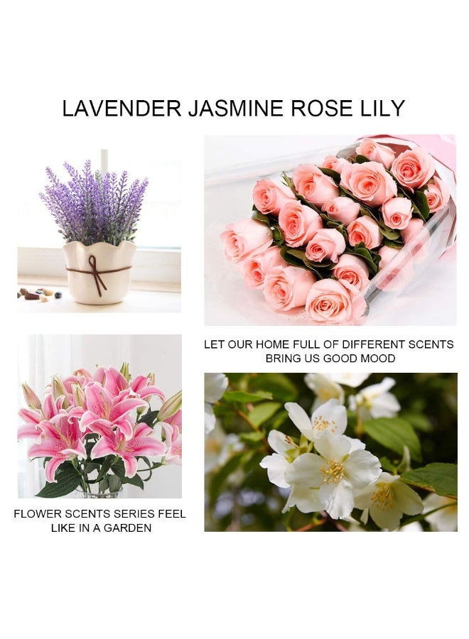 هومستر 【12 قطعة أكياس عطر】 خزانة ملابس خزانة أحذية مضاد للرطوبة مزيل عطر زينة سيارة تعليق | 4 روائح: ورد, ياسمين, زنبق, خزامى | مستخلص نباتي طبيعي رائحة طويلة الأمد | امتصاص رطوبة ومنع حشرات | منعش متعدد الأغراض للمنزل والسيارة - Image 2