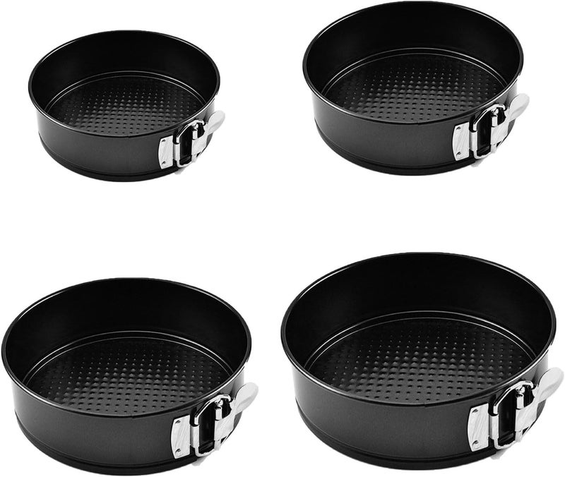 Leak Carbon Steel Baking Pan with Removable Bottom for Mousses Cheesecake Easy Demolding Dessert Mold Mousse Pan - Image 3