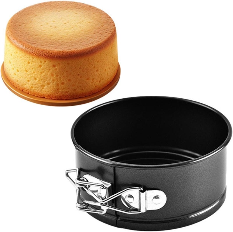 Leak Carbon Steel Baking Pan with Removable Bottom for Mousses Cheesecake Easy Demolding Dessert Mold Mousse Pan - Image 2
