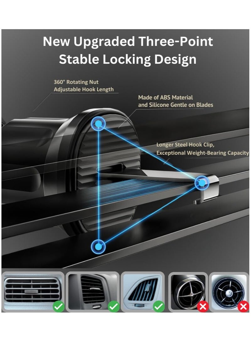 SYOSI Car Mount Magnetic Phone Holder for Car, 360° Rotation Magnetic Phone Holder, for Car Dashboard, Strong Magnets Car Phone Holder Mount for iPhone 15 14 13 12 Pro Max Plus, Samsung, All Cellphone - Image 4