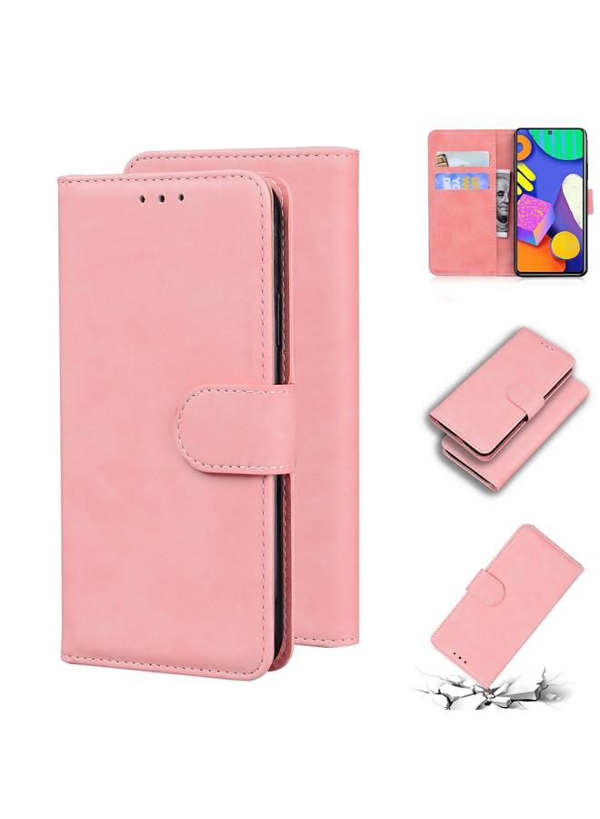 اس-توب جراب لهاتف Samsung Galaxy M62 / F62 مصنوع من الجلد بلون نقي وملمس ناعم - Image 1