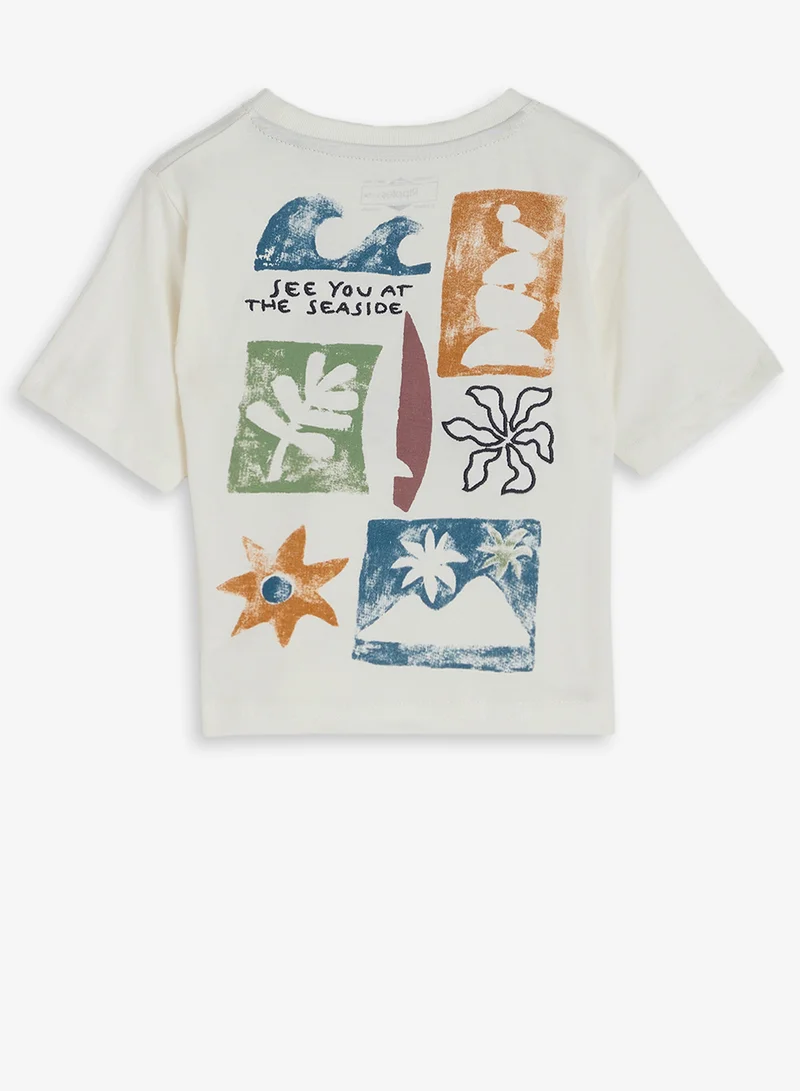 Ripples  Boys Drop Shoulder Tee & Shorts Set for Men | Best Price UAE