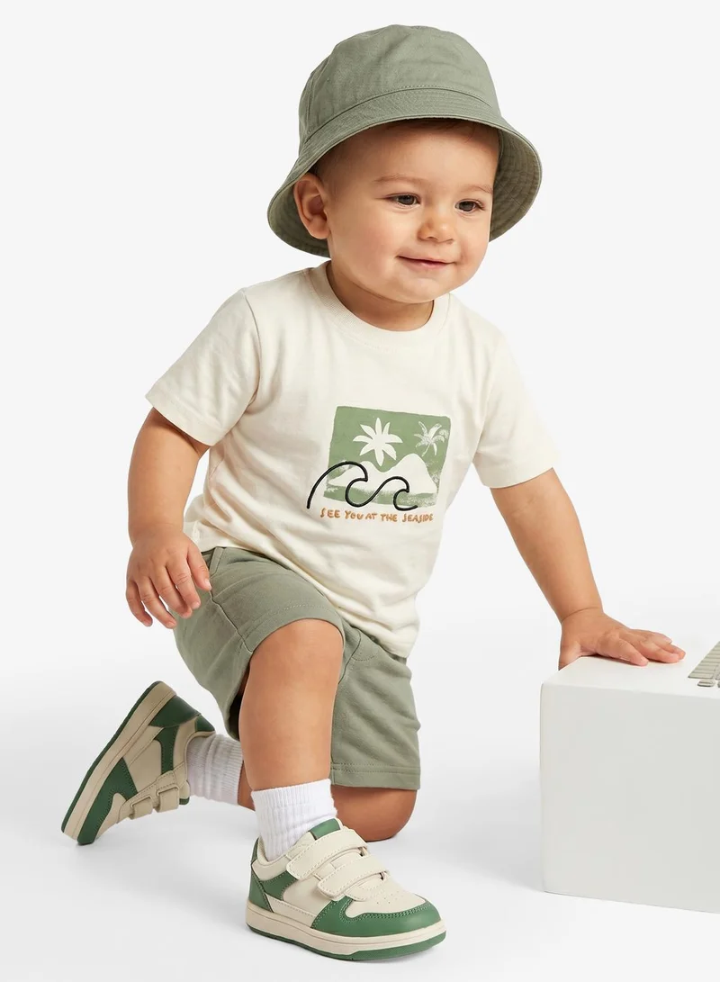 Ripples  Boys Drop Shoulder Tee & Shorts Set for Men | Best Price UAE
