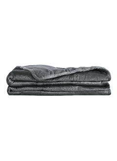Generic Premium Ultra Plush Weighted Blanket Grey 122 x 187 cm AV-MMF12-GRY 