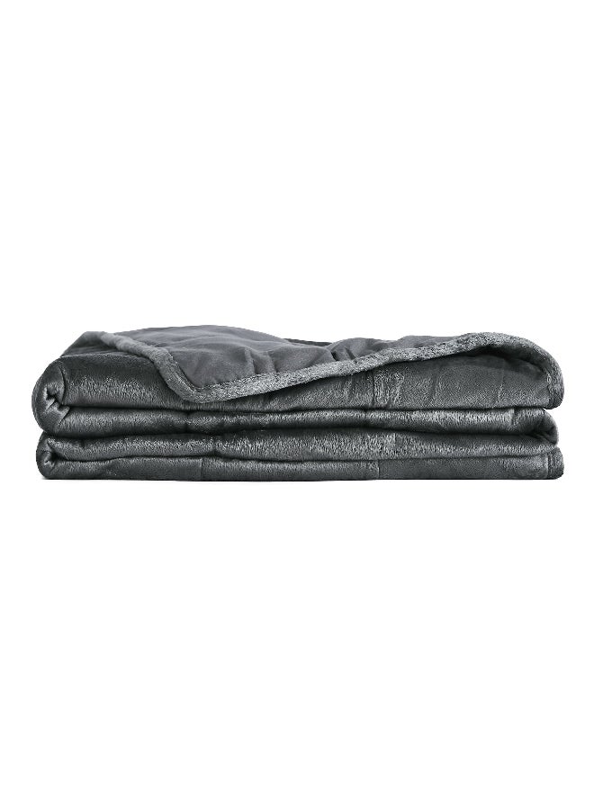 Premium Ultra Plush Weighted Blanket Grey 122 x 187 cm AV-MMF12-GRY 