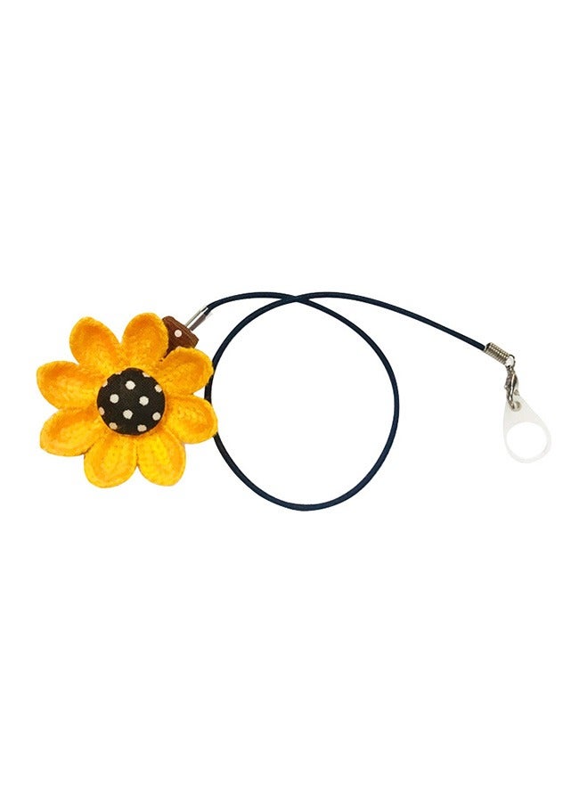 Tingoton BTE Hearing Aid Accessory Anti-Loss Strap with Children's Flower Hair Clip, Single-Sided Protective Lanyard Attachable to Hair  - Image 2