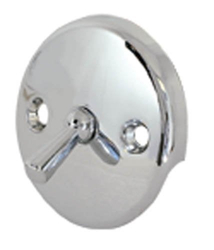 PermaFLOW PF WaterWorks PF0960-BNBath Tub/Bathtub Drain Trip Lever Overflow Face Plate with Matching Screw for Waste and OverflowBrushed Nickel - Image 2
