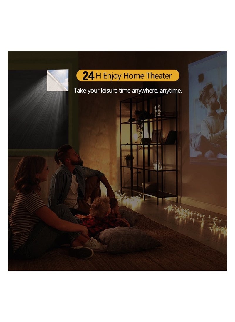 NOOM Portable Blackout Curtains With Self Adhesive Tape For Bedroom Living Room Bathroom And Attic Blackout Curtains Width 145 cm Length 100 cm - Image 3