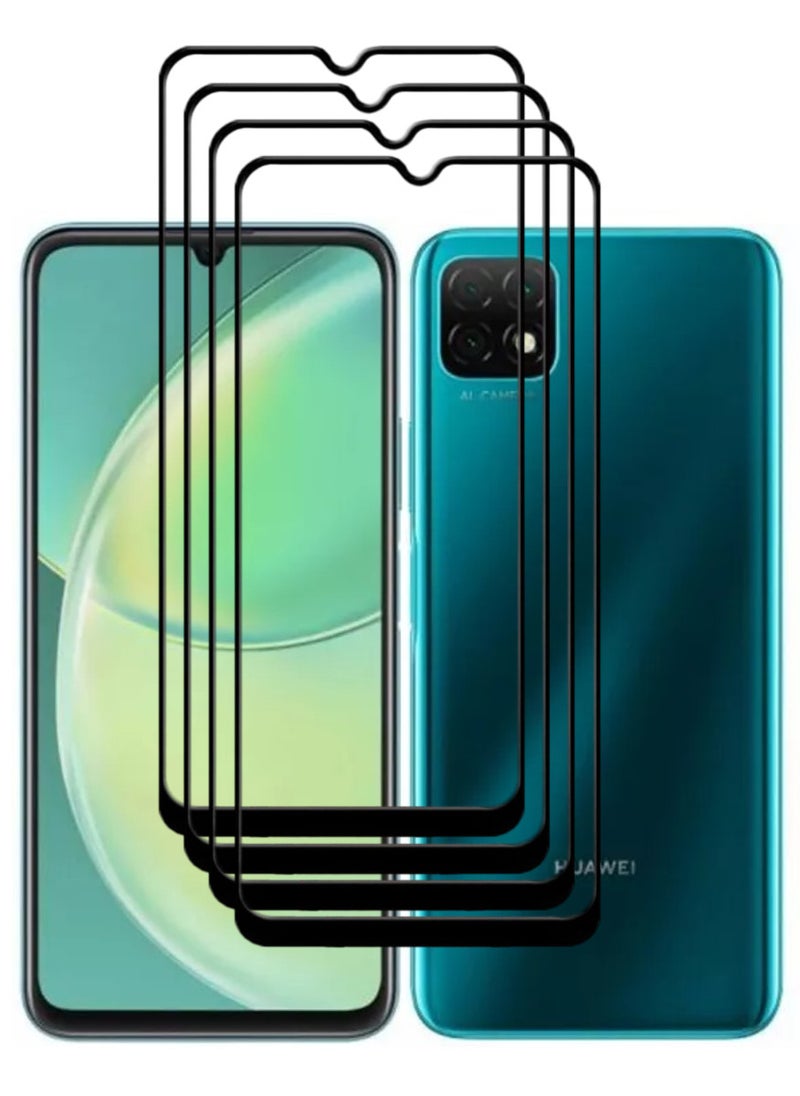 ACLIX 4 Pieces Antistatic ESD Dustproof Premium Quality High Definition Tempered Glass Screen Protector Designed For Huawei nova Y60 - Image 1