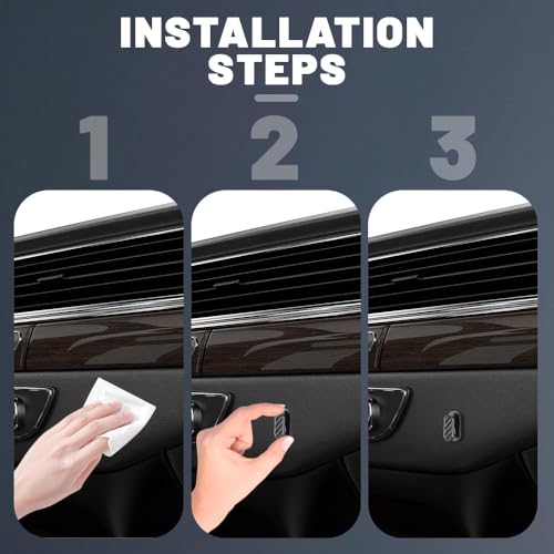 RGOAANC 4PCS Car Mini Hooks, Car Dashboard Hook, Multifunctional Auto Backseat Hangers, Vehicle Interior Accessories Car Sticker Hooks for Key, Mask, Earphone, Charging Cable, Black - Image 3