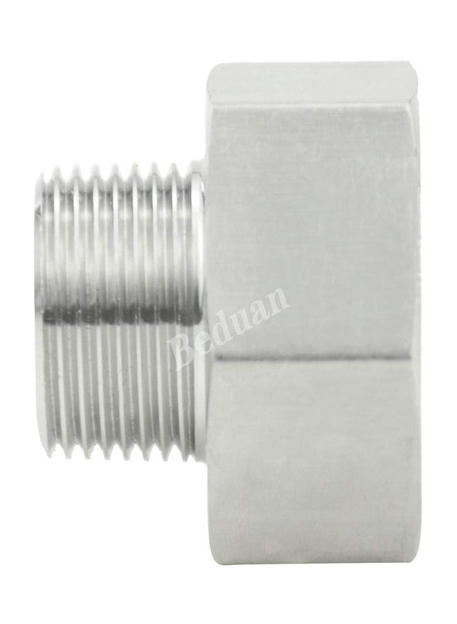 Beduan Stainless Steel Garden Hose Adapter, 3/4" GHT Female x 1/2" NPT Male Connector - Image 4