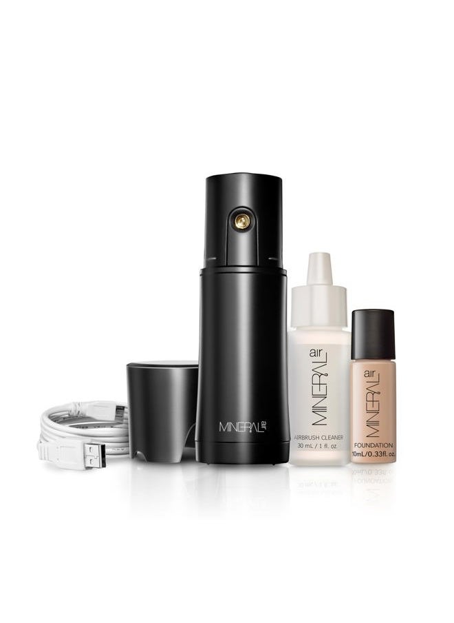 Mineral Air Mineral Air Complexion and Blush Kit | Flawless Mineral Foundation & Blush Application (Bisque)  - Image 1