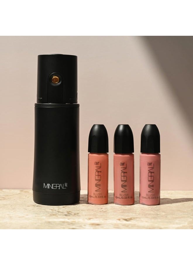 Mineral Air Mineral Air Complexion and Blush Kit | Flawless Mineral Foundation & Blush Application (Bisque)  - Image 3