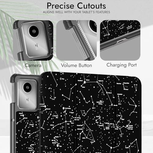 Robustrion Cover for Lenovo Idea Tab 11 inch Cover Case, Trifold Flip Cover Case for Lenovo Idea Tab Cover 11" Tablet [Auto Sleep Wake Support] - Constellation - Image 4