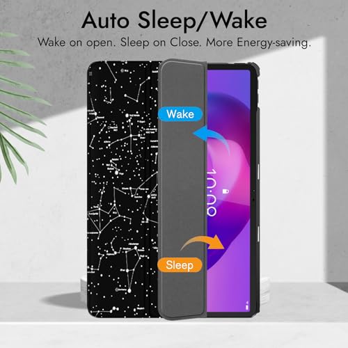 Robustrion Cover for Lenovo Idea Tab 11 inch Cover Case, Trifold Flip Cover Case for Lenovo Idea Tab Cover 11" Tablet [Auto Sleep Wake Support] - Constellation - Image 3
