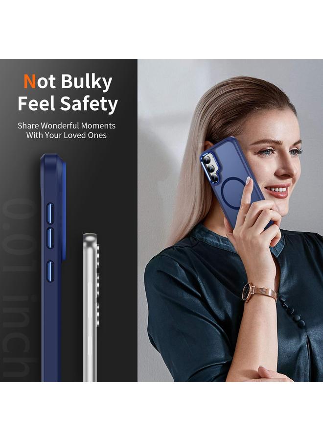 S-TOP Case For Samsung Galaxy S23+ 5G Hardware Lens Protection MagSafe Magnetic PC Hybrid TPU Phone Case - Image 5