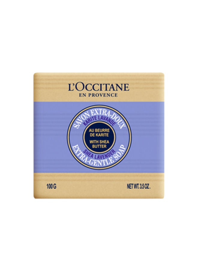 L'OCCITANE صابون زبدة الشيا فائق اللطف - اللافندر  - Image 1