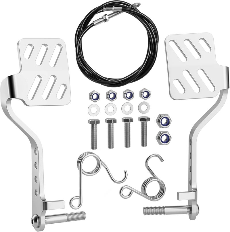 HOWBOW Go Kart Brake and Throttle Pedal Set with Cable - Image 1
