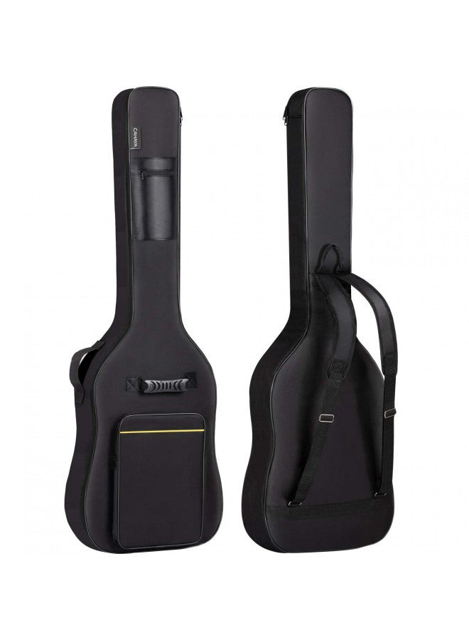 CAHAYA CAHAYA Bass Guitar Bag Gig Bag 0.3inch Padding Black Padded Backpack Soft Electric Bass Case CY0222  - Image 1