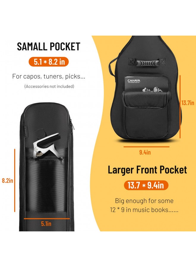 CAHAYA CAHAYA Bass Guitar Bag Gig Bag 0.3inch Padding Black Padded Backpack Soft Electric Bass Case CY0222  - Image 4