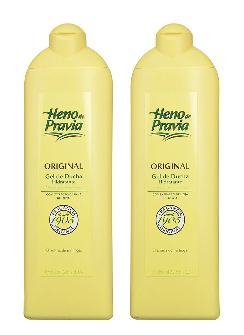 Heno de Pravia Heno de Pravia Shower Gel 22.5 Oz. 2-PACK Original 