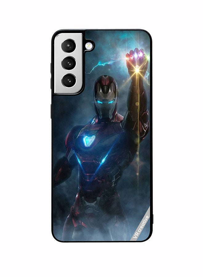 VR CREATIVE Protective Case Cover For Samsung Galaxy S22 5G Ironman Design Multicolour - Image 1