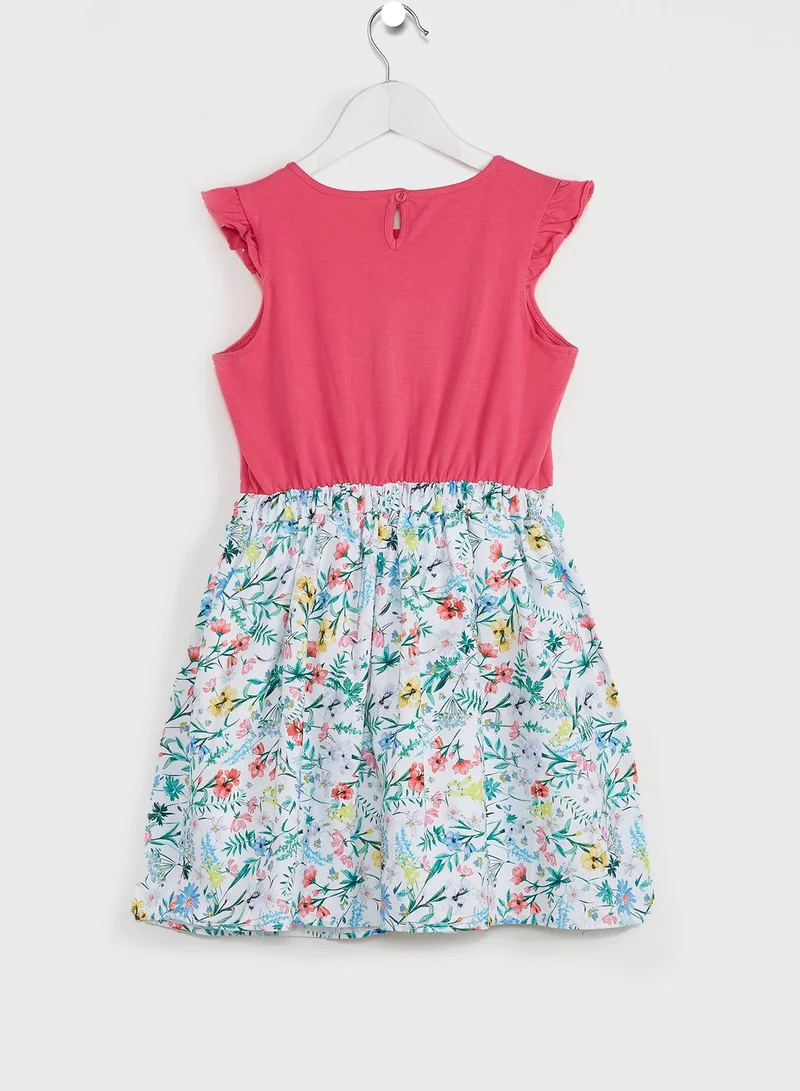 Justice Kids Floral Print Dress