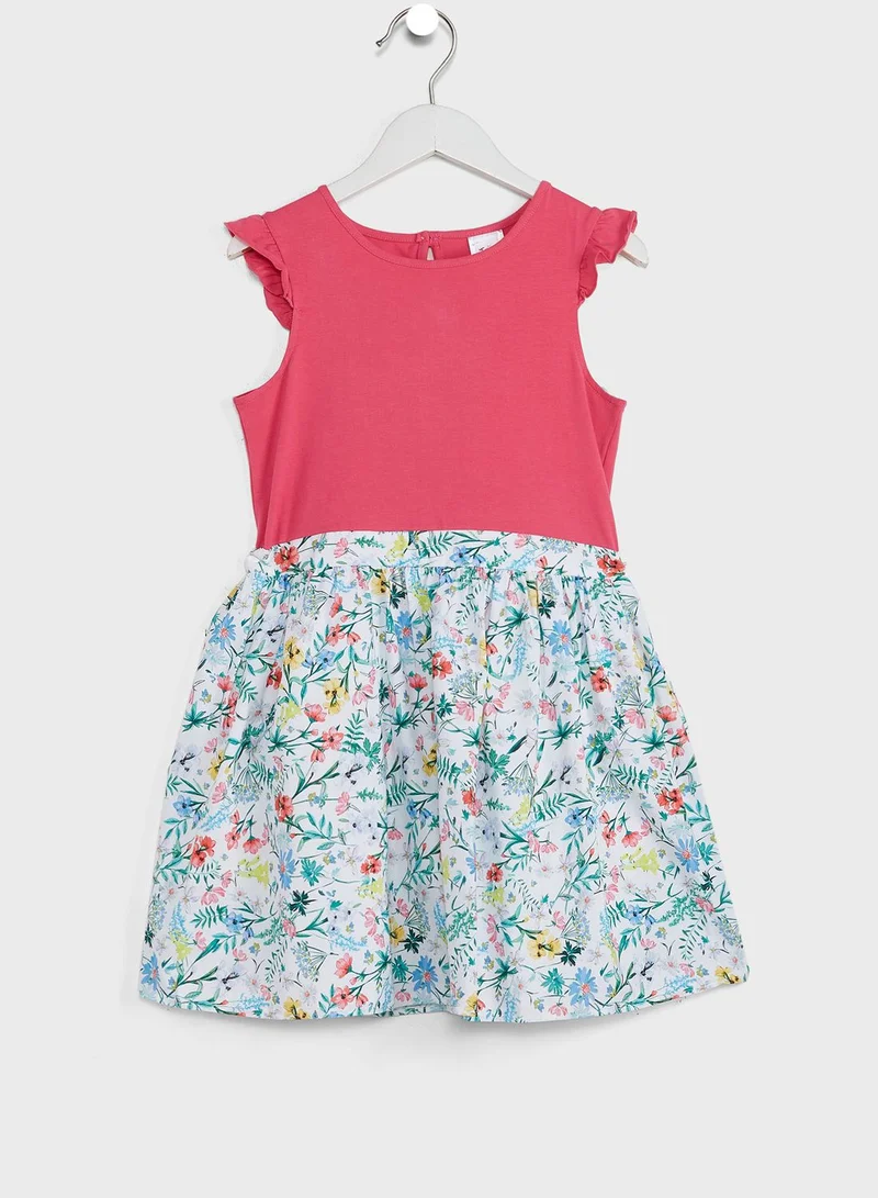 Justice Kids Floral Print Dress