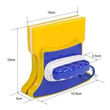 Easy2click Magnetic DoubleSided Window Glass Cleaner StreakFree Glass Cleaning Tool with Squeegee 2 Extra Pads Household Window Washing Wiper Brush for Effortless Cleaning - Image 5