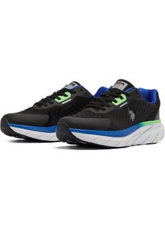 U.S. Polo Assn. Men's Black Low-Top Sneakers - Lightweight Lace-Up Design, Comfortable for Everyday Outfits  - Image 2
