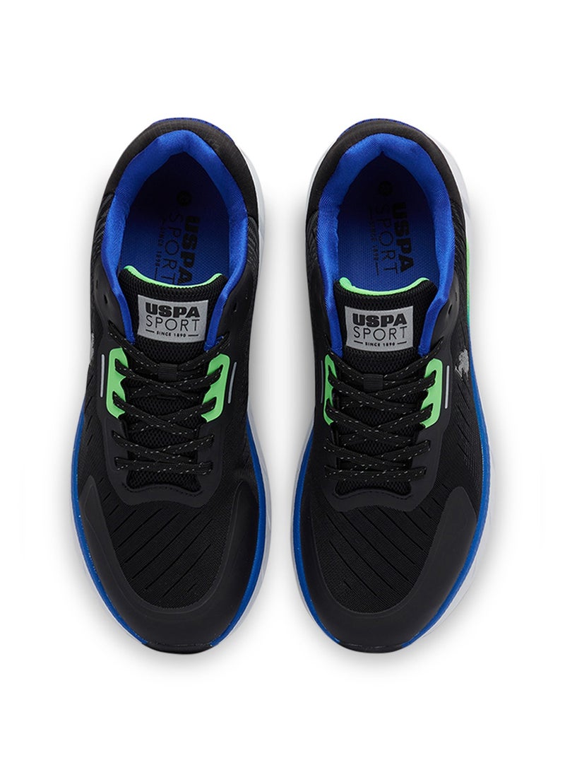 U.S. Polo Assn. Men's Black Low-Top Sneakers - Lightweight Lace-Up Design, Comfortable for Everyday Outfits  - Image 4