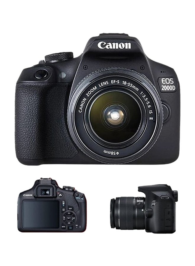 Canon EOS 2000D DSLR Camera With 18-55 DC Lens، 24.1 MP، APS-C Sensor، Optical Viewfinder With 128 GB Extreme Pro UHS-I SDXC Memory Card Bundel - Image 2